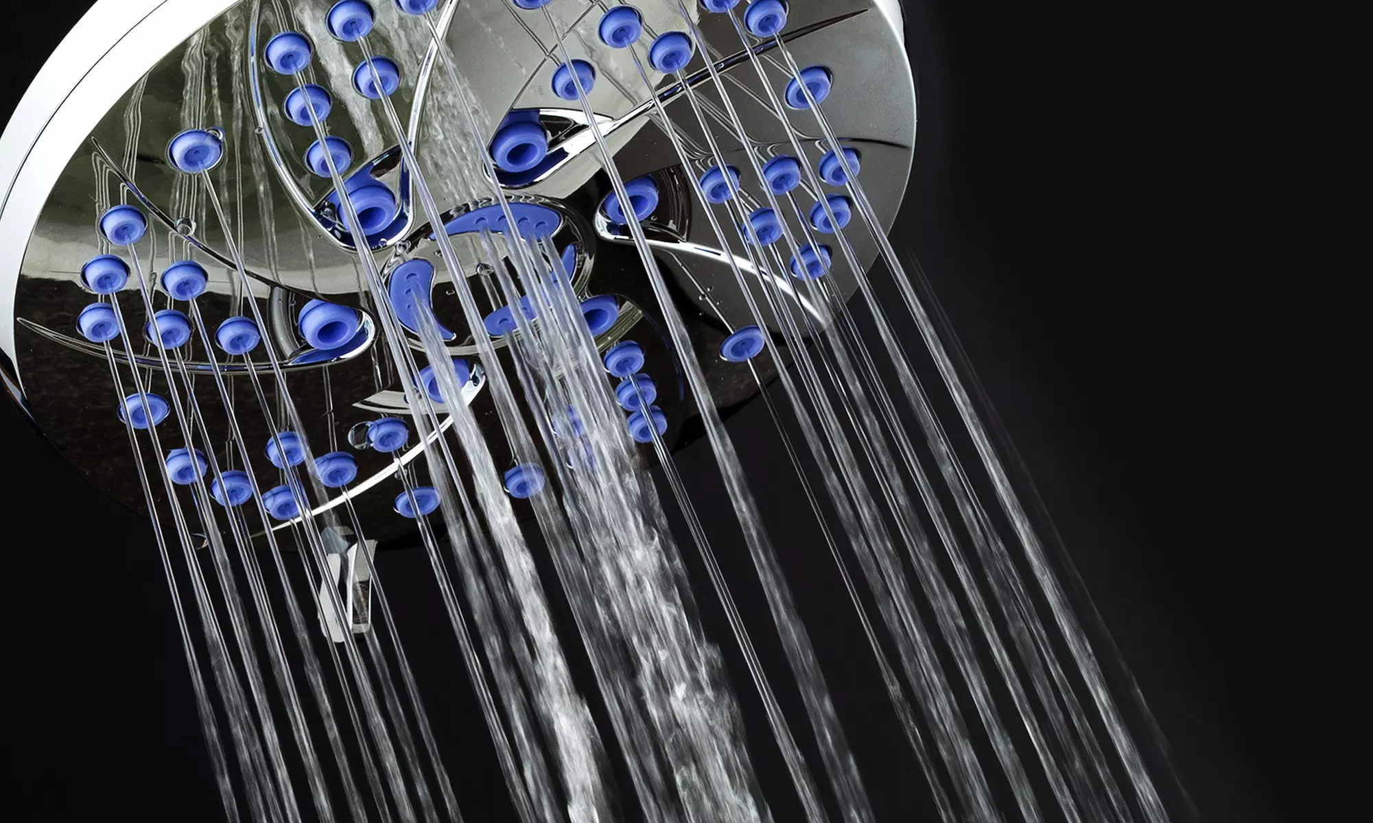 AquaDance 6" High-Pressure Rainfall Shower Head with Microban Antimicrobial Nozzle Protection - Primary Image