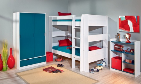 Letto a castello Chet divisibile in 2 letti singoli