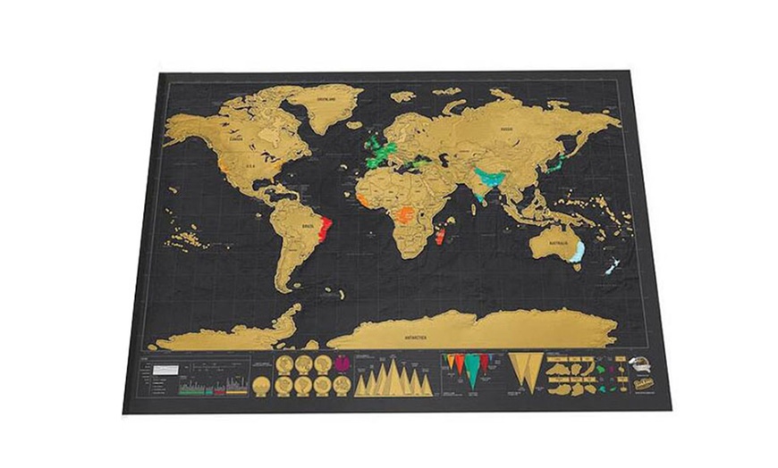 Image 5: Scratch-Off Visited Countries Map