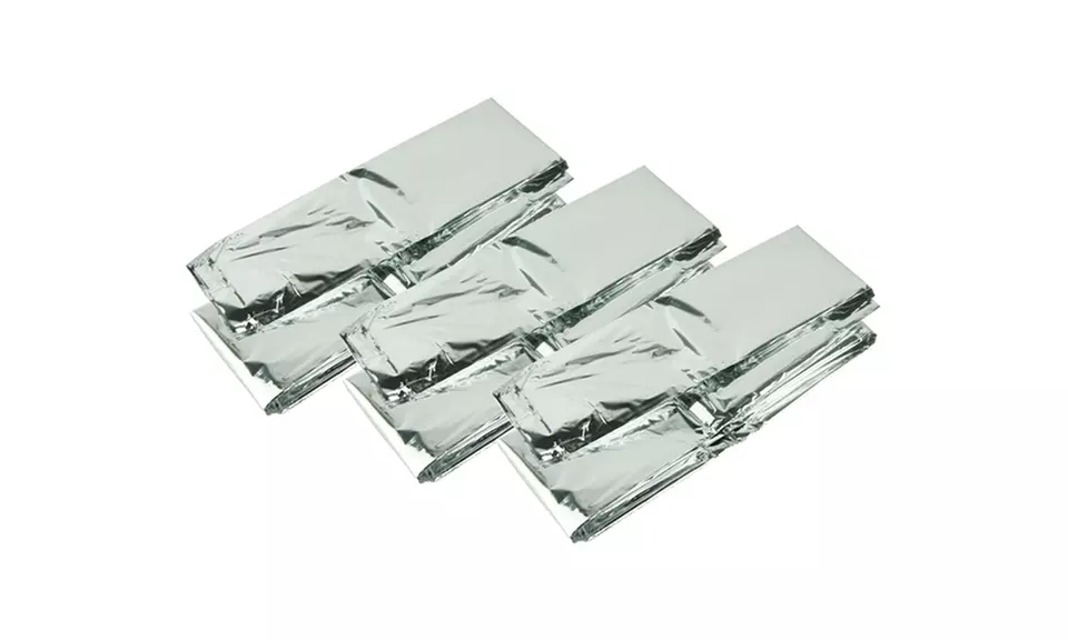 Emergency Survival Blankets (3- or 10-Pack) - Second Medium