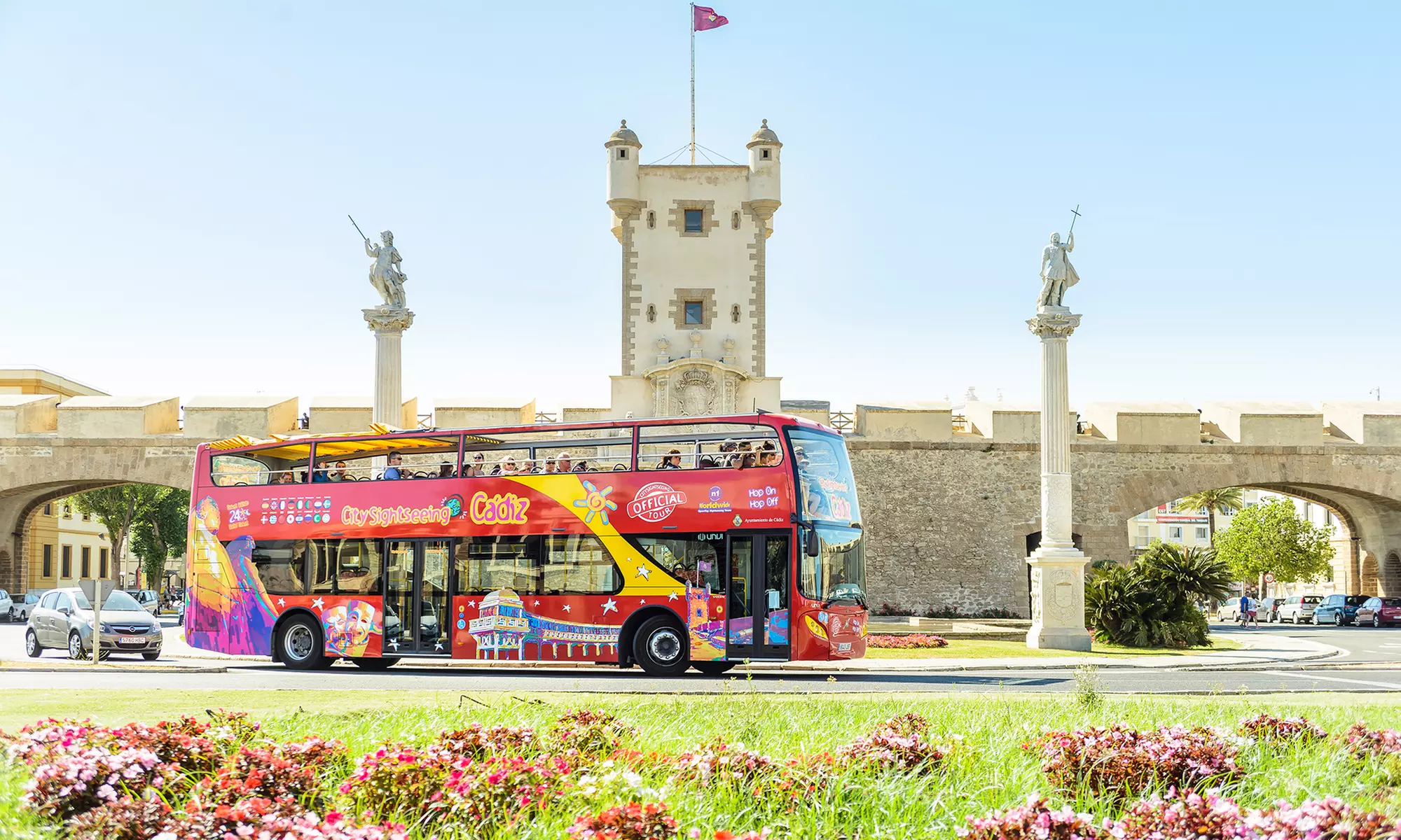 Ticket de 2 días para bus turístico por Cádiz para 1 niño o adulto