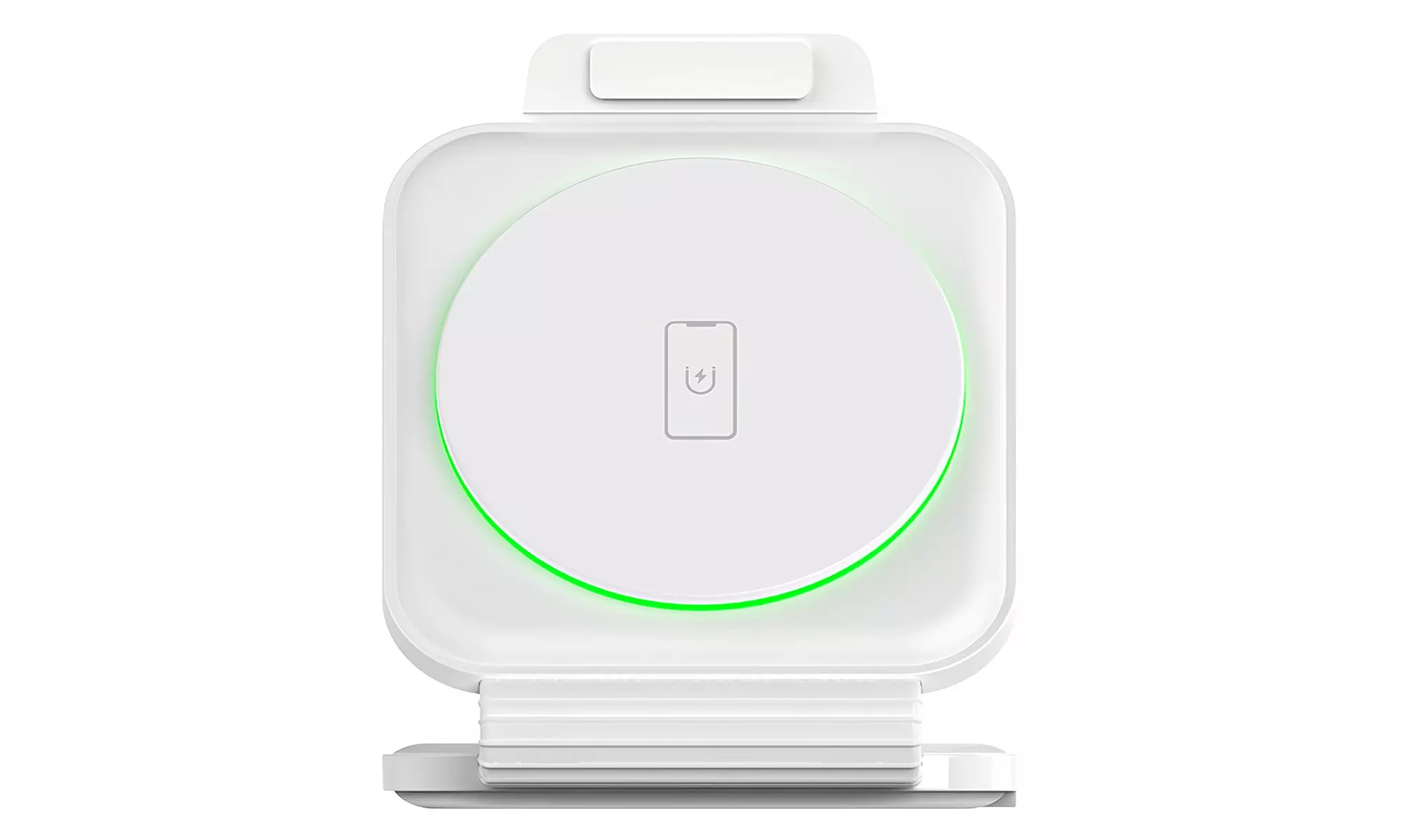 Chargeur sans fil magnétique pliable 3-en-1 SmartPro, coloris au choix - Second Medium