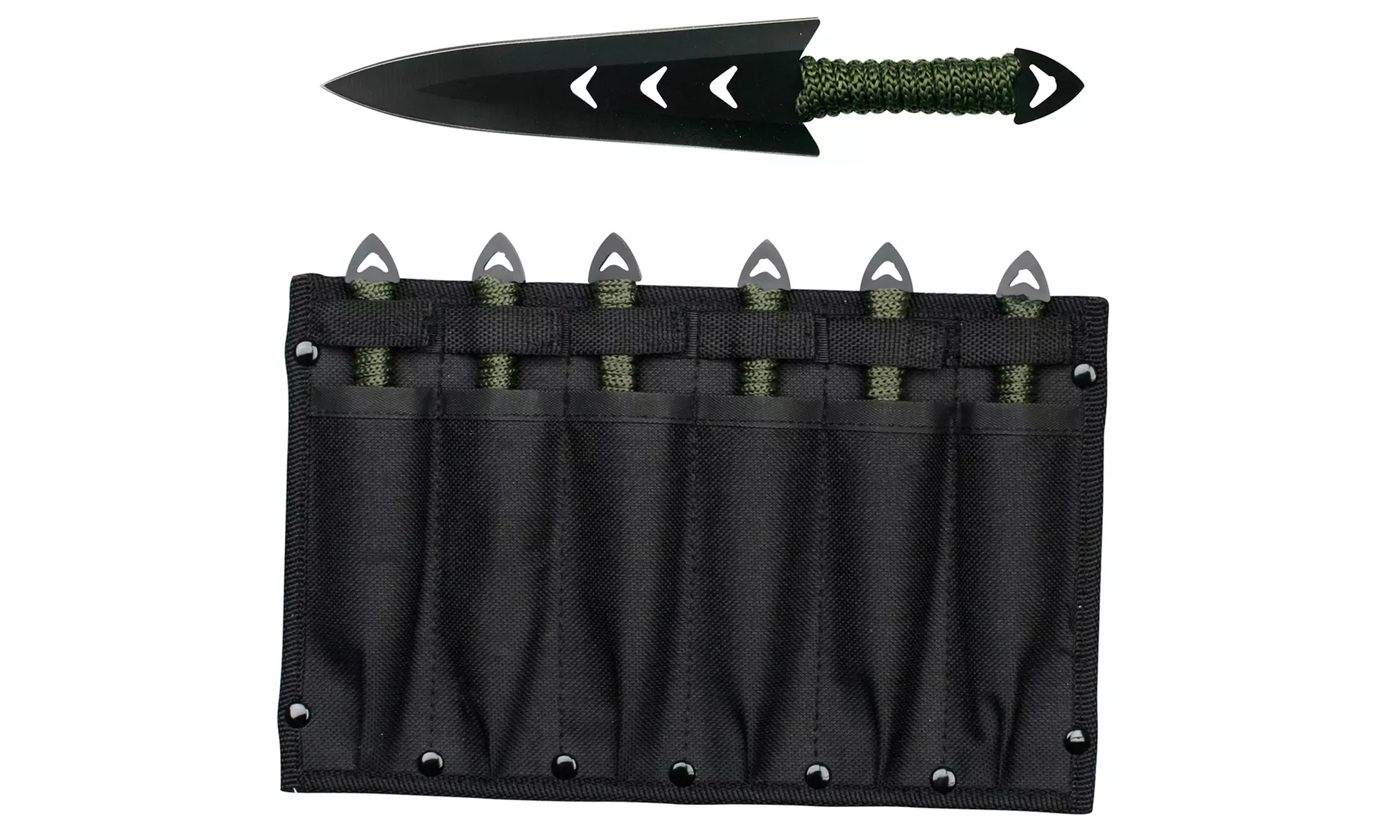 Perfect Point Stainless Steel Throwing Knives Set of 6 - Second Medium