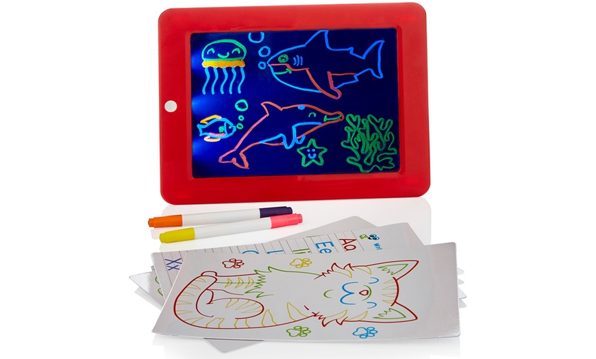 Image 4: Light Up Tracing Glow Board