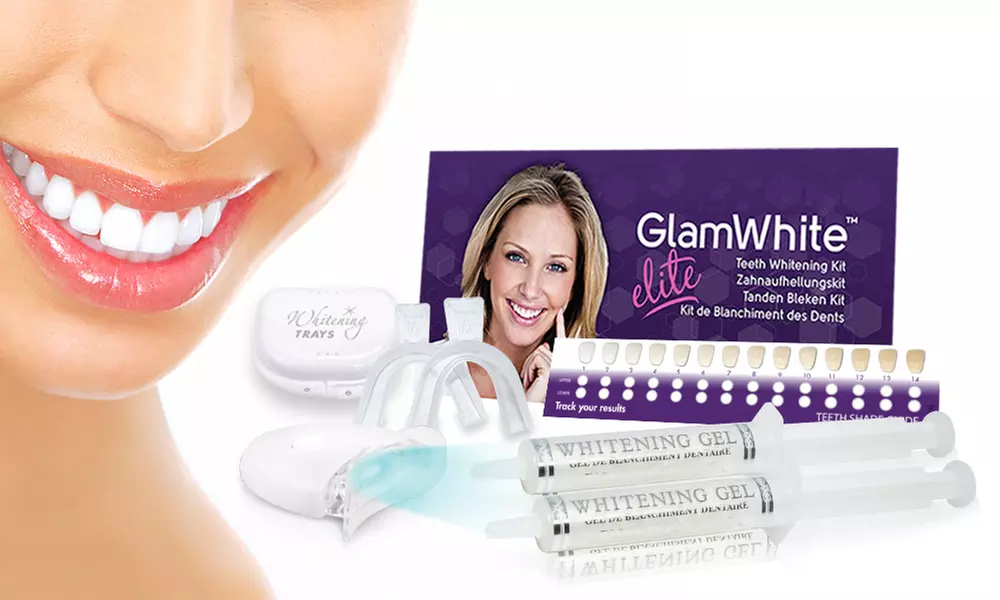 GlamWhite Elite Whitening Kit with One Year Gel Refill - Primary Image