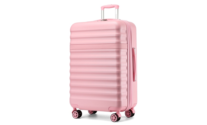 Image 22: Lightweight Hard Shell ABS+PC Suitcase with TSA Lock 