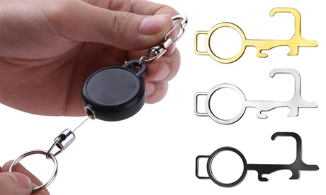 Fino a 5 apri porte e apri bottiglie contactless con o senza portachiavi, disponibile in 3 colori