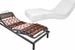 Literie orthopédique électrique à plots évolutifs, moteur, télécommande, pieds inclus. Matelas optionnel. Sampur - Second Medium