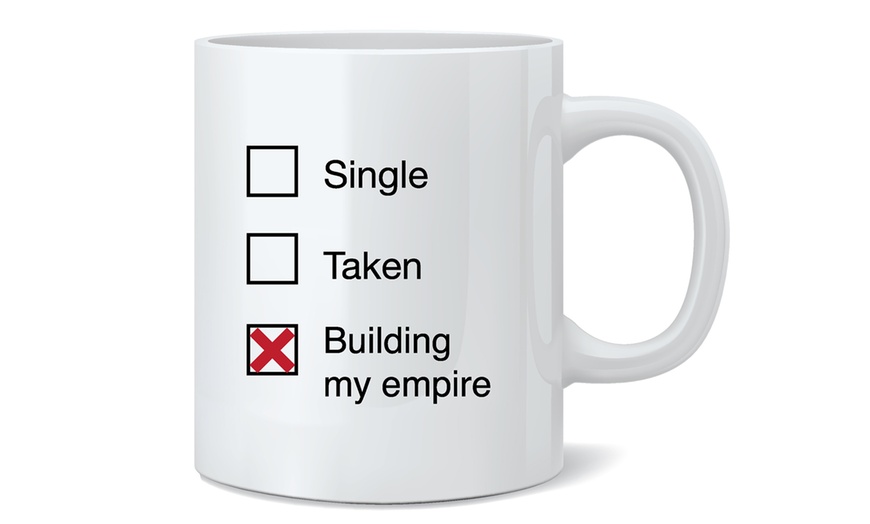 Image 2: Single Slogan Mug