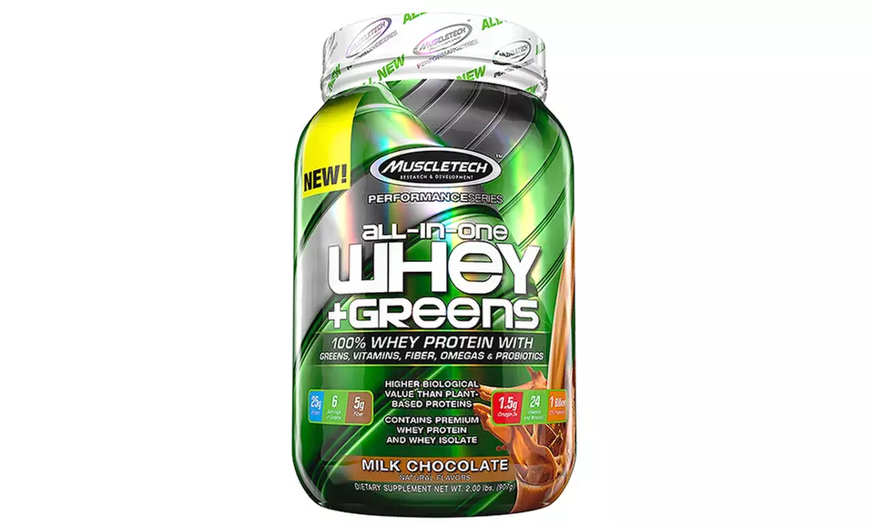 Muscletech All-In-One Whey + Greens Supplements (2 Lb.) - Second Medium