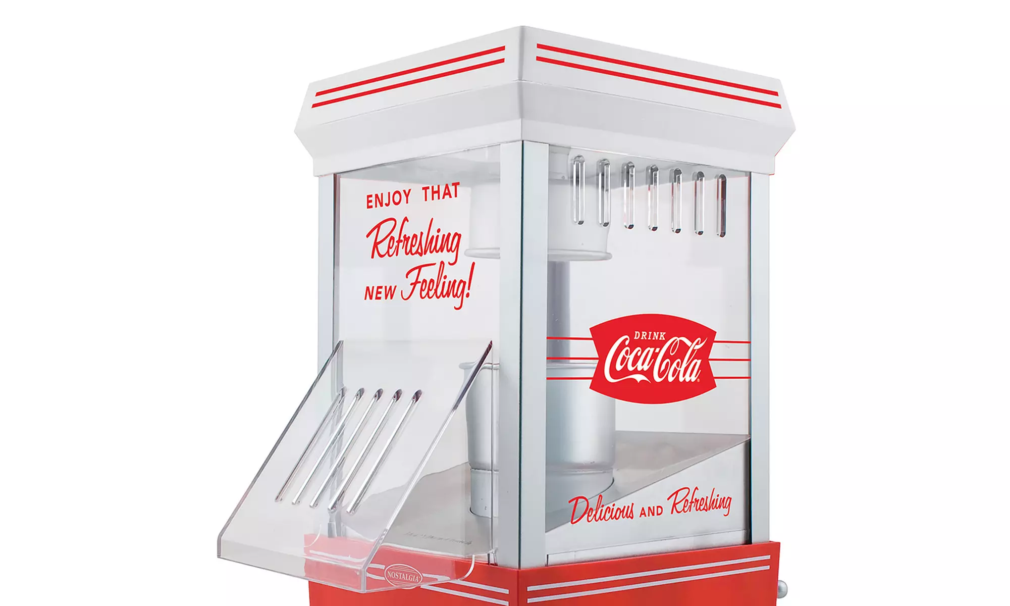Nostalgia Coca-Cola 12-Cup Hot Air Popcorn Maker - Second Medium