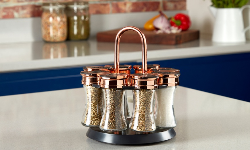 Image 1: Tower Rotating Spice Rack