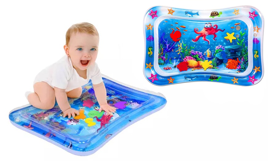 Image 1: Inflatable Water Sensory Play Mat