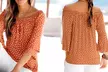 Blusa da donna Amelie, disponibile in 4 fantasie e 3 taglie - Image 6