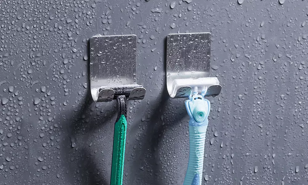 1 o 2 ganci impermeabili multiuso e autoadesivi - Primary Image