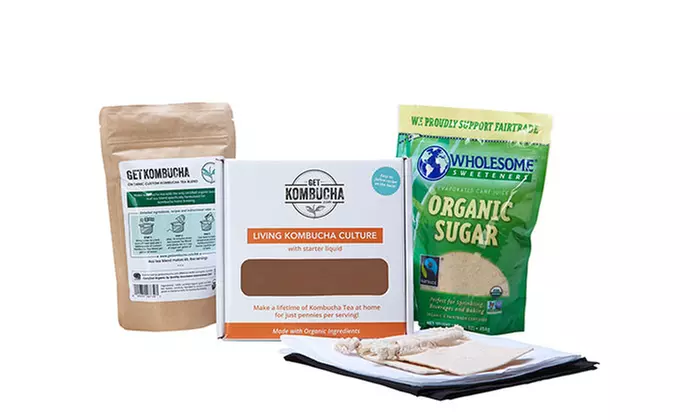 Kombucha Starter Kit, or $15 for $35 Worth of Kombucha-Brewing Supplies from GetKombucha.com - Second Medium