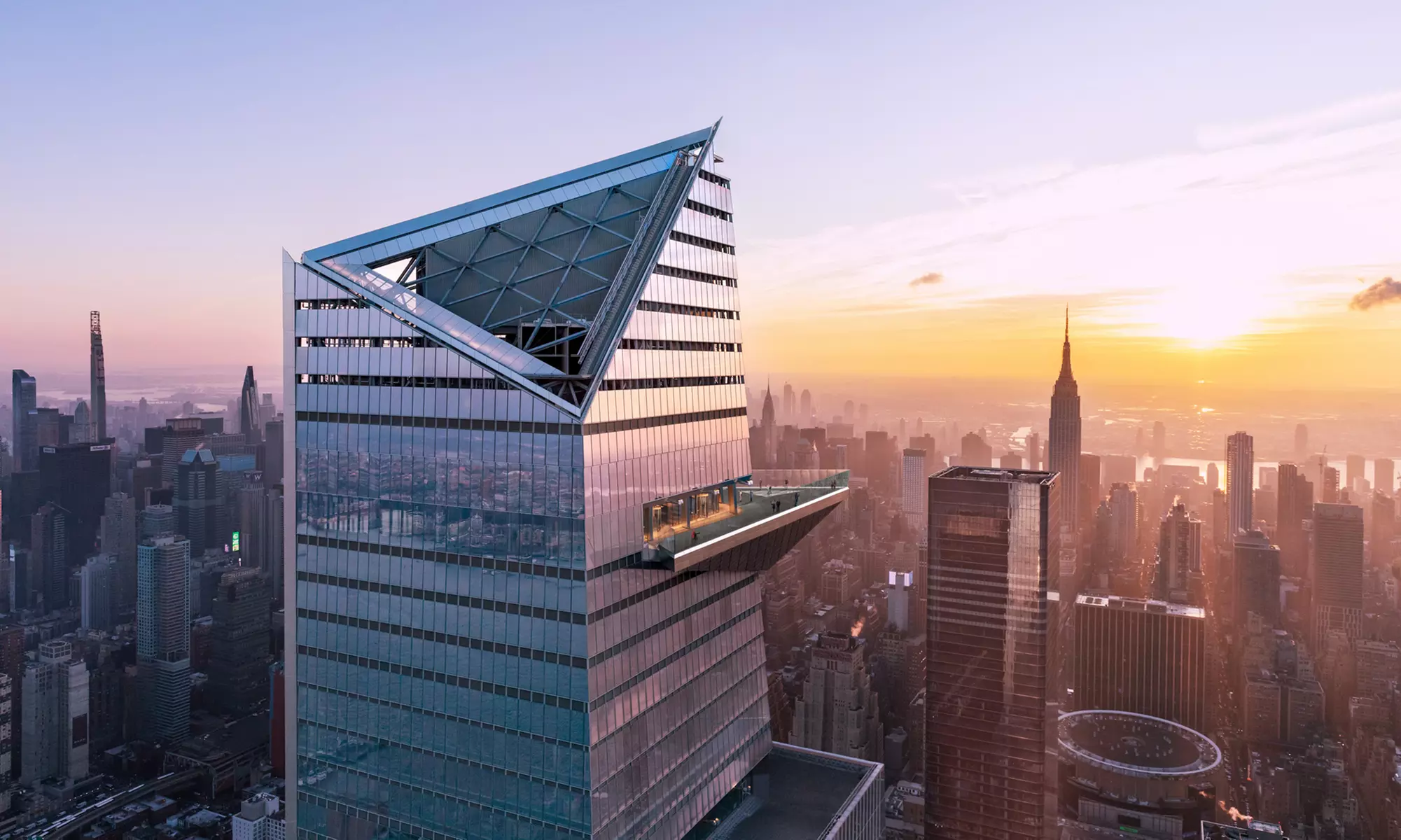 Sky-High 360° NYC Views w/ Edge Sunset VIP or Edge Champagne Admission