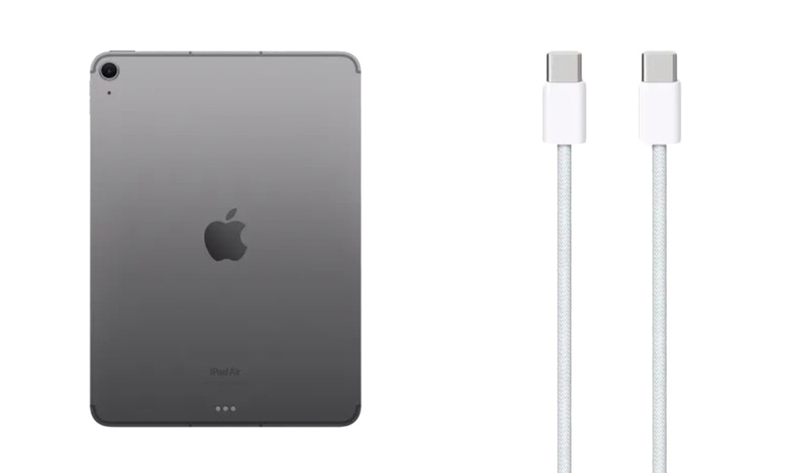 Image 4: iPad® Air M2 11 128 Go gris spatial Wi-F, 5G Apple reconditionné