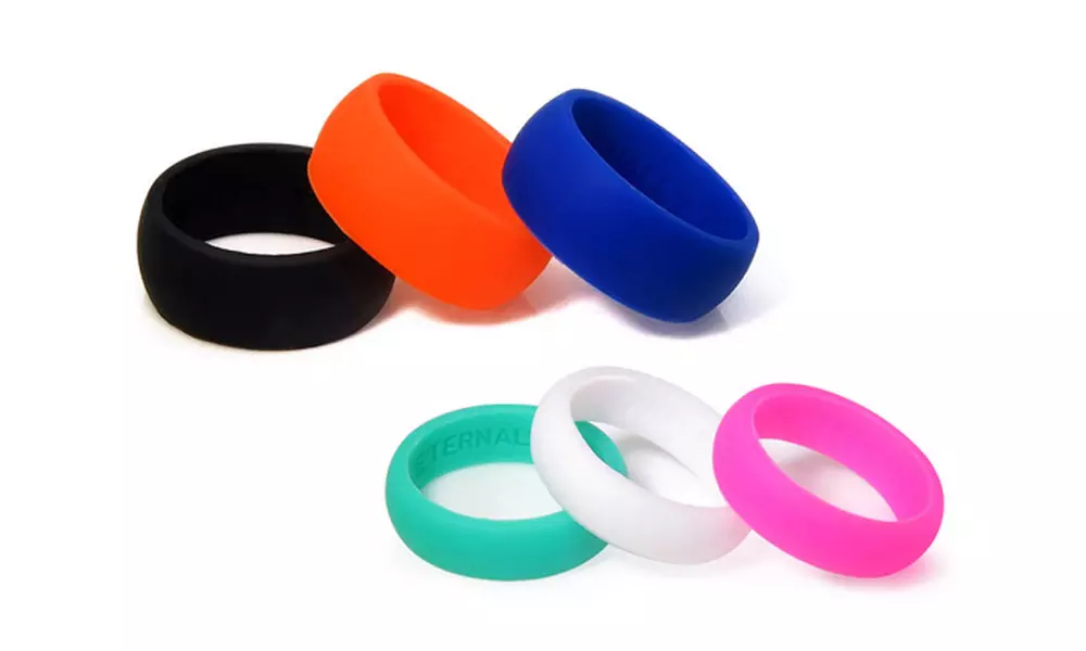 Unisex Silicone Wedding Bands - Primary Image