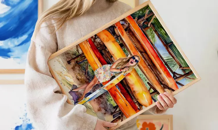 Wyjątkowy prezent: personalizowane dzieło sztuki – obraz ze zdjęcia