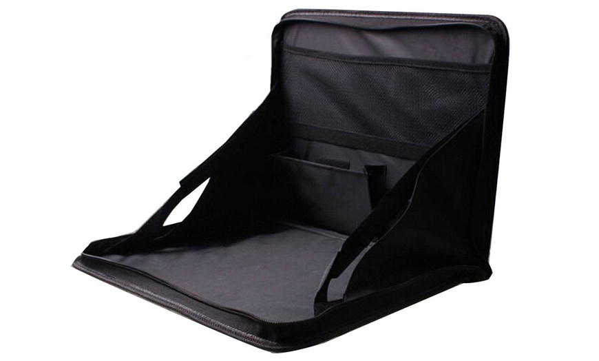 Image 1: Foldable Laptop Holder Tray