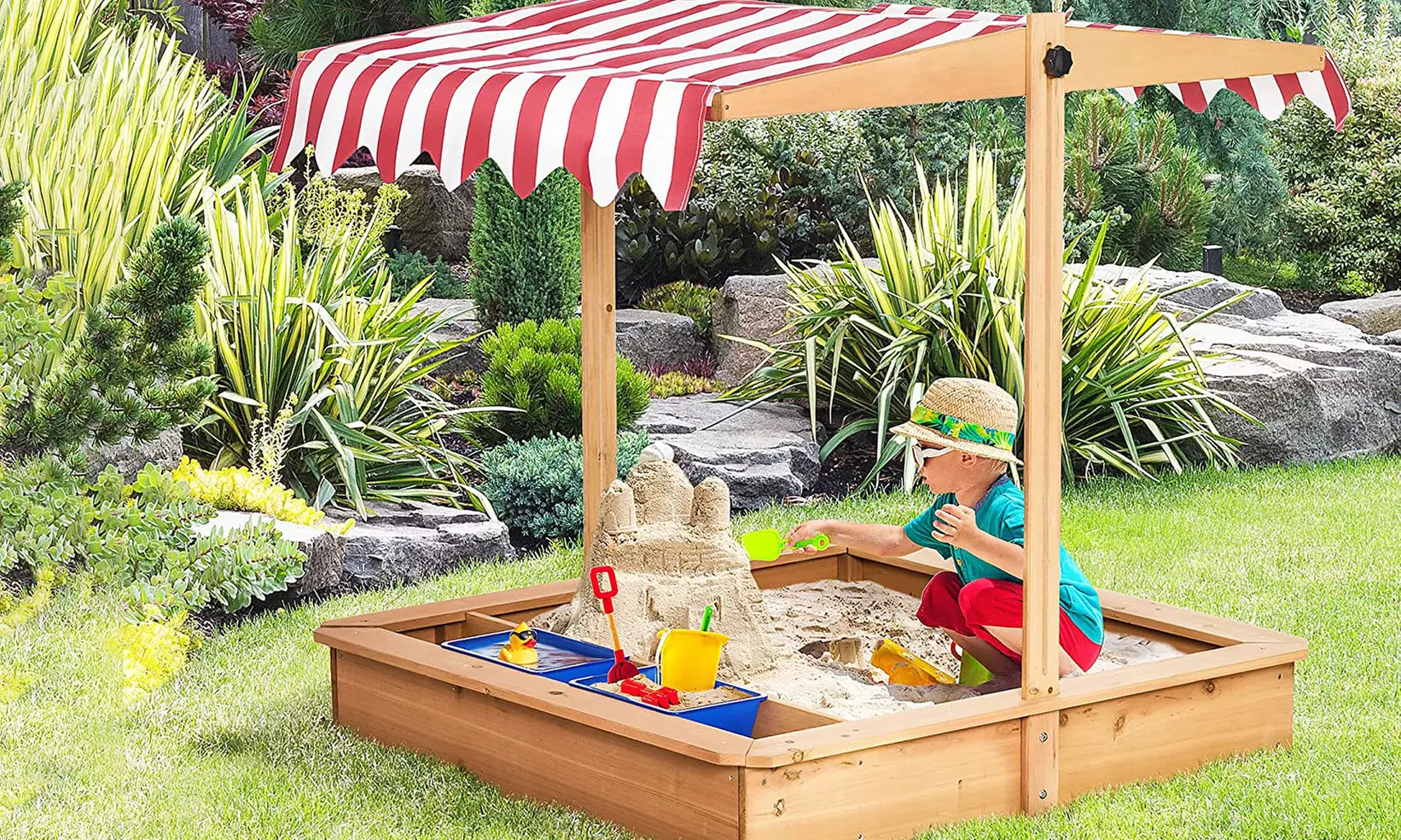 Outsunny Kid's Sandpit Sandbox Selection