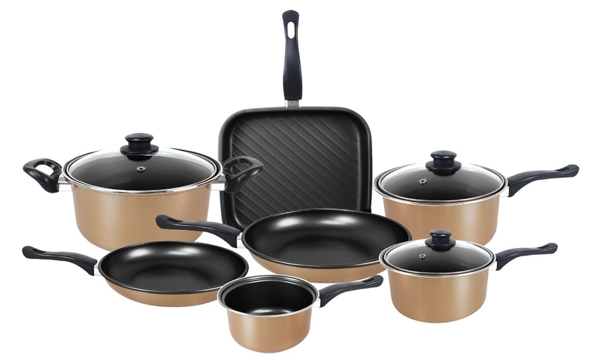 Image 1: 10-Piece Cookware Pan Set