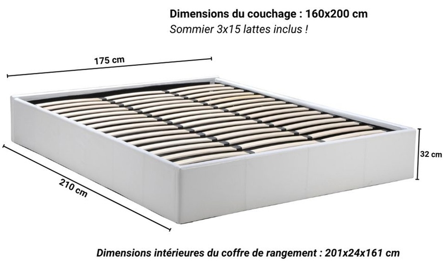 Image 5: Lit coffre "Torino" de WEBER INDUSTRIES