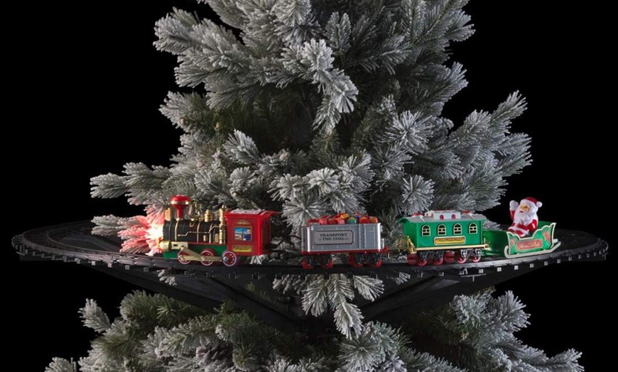 Image 1: Train électrique pour sapin de noël