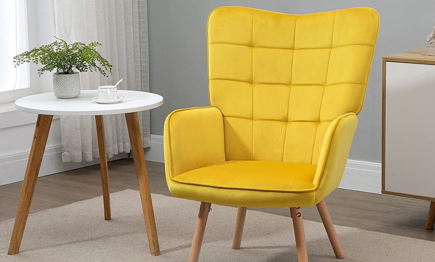 Image 96: HomCom Accent Chair