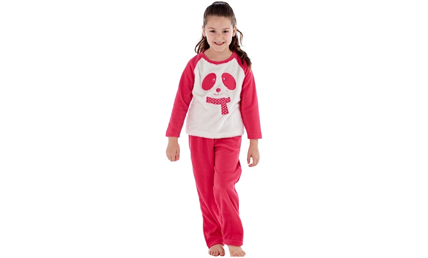 Image 8: Girls' Fleece PJ Set