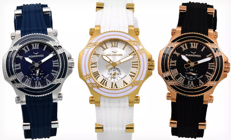 $149.99 for an Aquaswiss Unisex Bolt L Diamond Watch ($1,495 List Price). 7 Styles Available. Free Shipping and Returns. - Primary Image