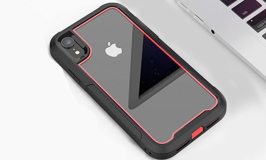 Image 3: Clear Shockproof Case for iPhone