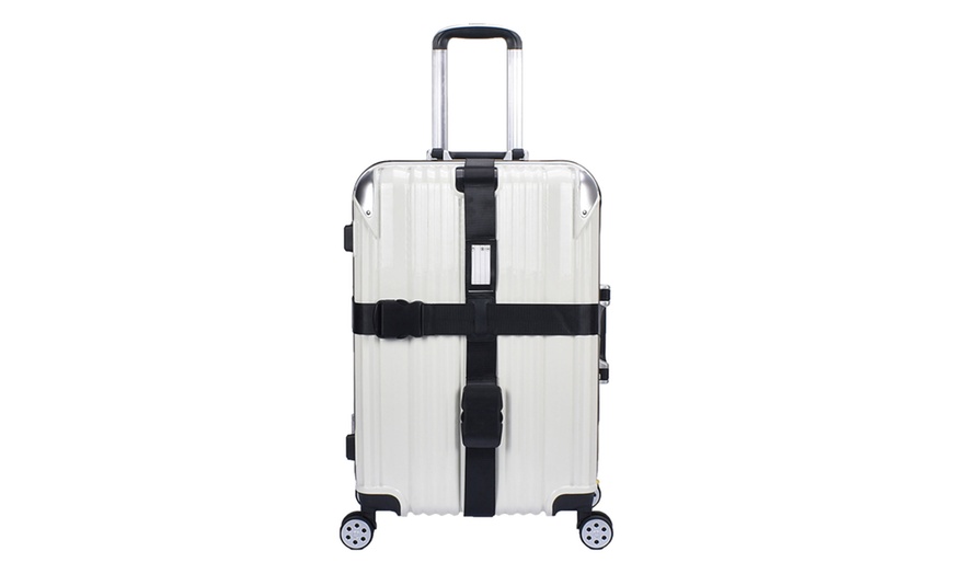 Image 12: Durable Suitcase Strap Luggage Strap Cross belt for Luggage Suitcase
