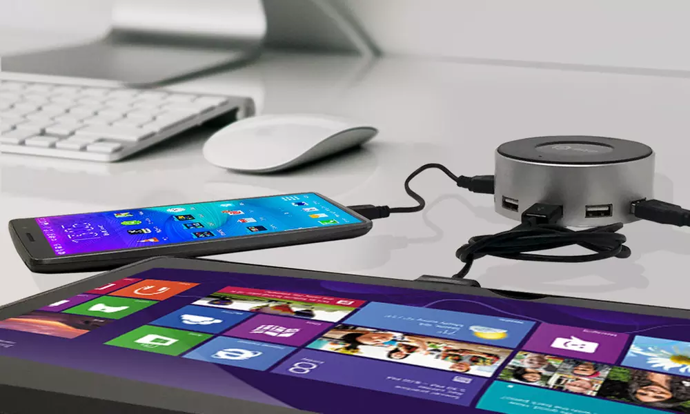 Pom Gear Charge2Go Orbit 6-USB-Port Charger - Primary Image