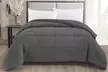 Couette double bicolore sherpa en flanelle - Second Medium