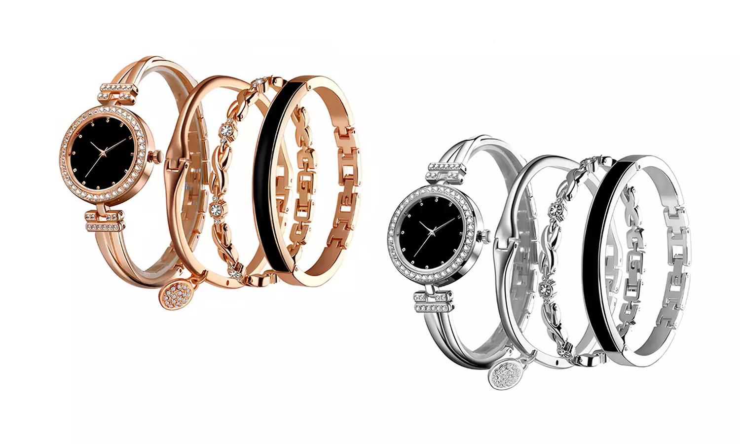 Horloge met verschillende bandjes