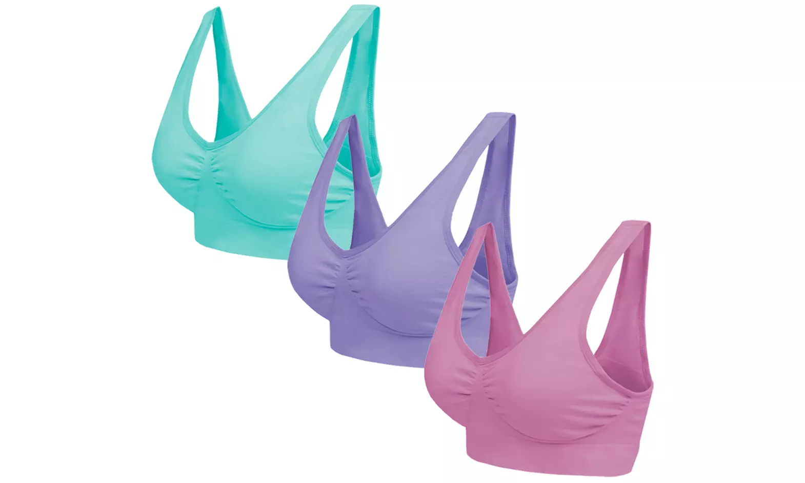 3er-, 6er- oder 9er-Pack nahtlose BHs