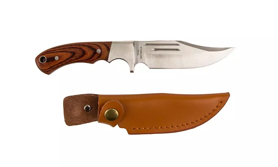 Personalized Wood-Handle Knives from Qualtry (Up to 55% Off). Four Options Available. - Second Medium