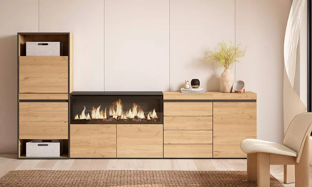 Scarpiera, Credenza, Camino elettrico