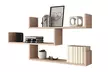 Ensemble de 3 étagères murales Kassi - Second Medium