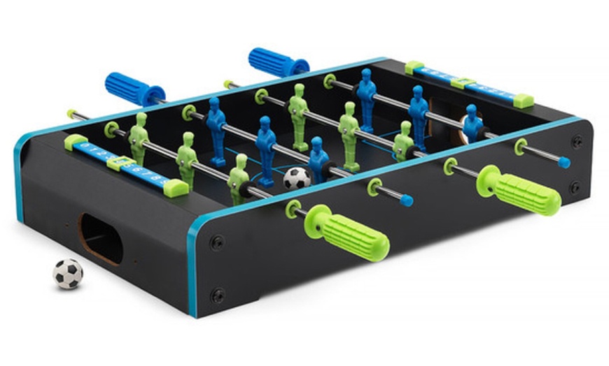 Image 4: #winning Compact Neon Table Soccer Set