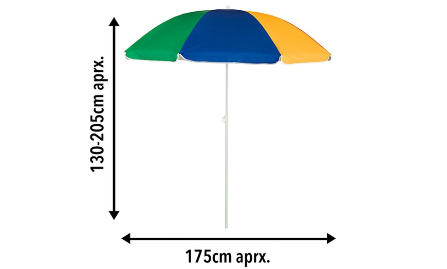 Image 13: Beach Parasol with Tilt Function