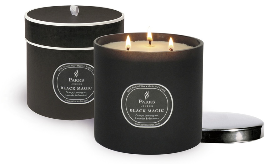 Image 3: Black Magic Three-Wick Candle