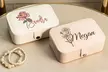 Personalized PU Leather Jewelry Box by Justyling in Multiple Styles & Colors | Perfect for Gifting (Up to 83% Off) - Image 2