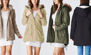 Women's Long Cotton Parka