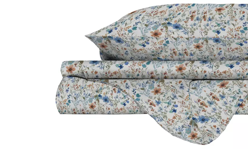 Image 2: Parure copripiumino in cotone Made in Italy