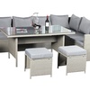 Image 2: Knutsford 9 Seat Corner Rattan Dining Set
