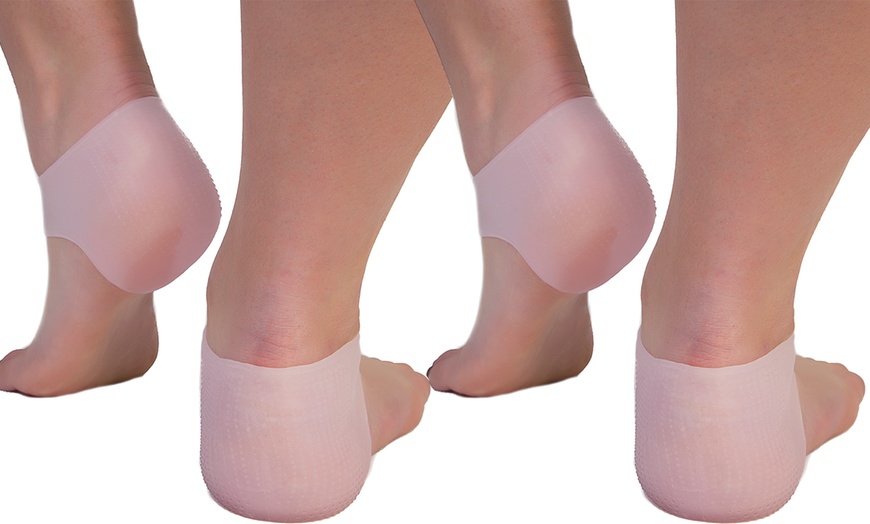 Image 14: Silicone Gel Heel Ankle Sleeve