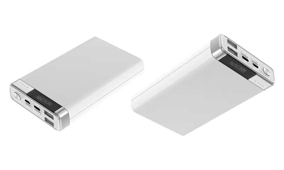 TechComm 10,000, 16,000, or 20,000 mAh Type-C Dual USB Power Bank - Primary Image